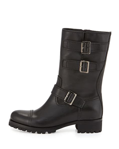 prada moto boots|prada shoes boots women.